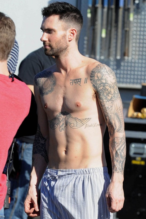 Adam Levine tattoo